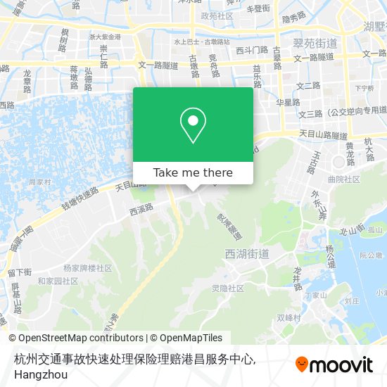 杭州交通事故快速处理保险理赔港昌服务中心 map