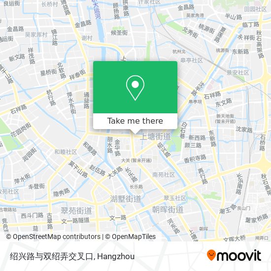 绍兴路与双绍弄交叉口 map
