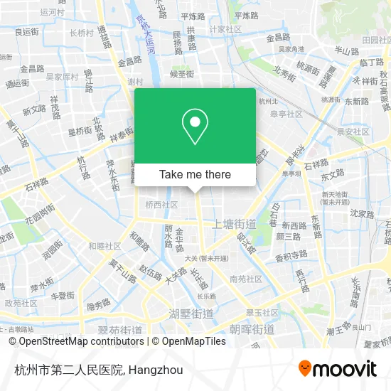 杭州市第二人民医院 map