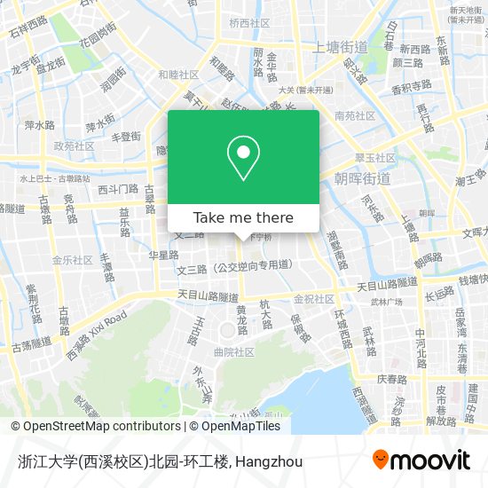 浙江大学(西溪校区)北园-环工楼 map