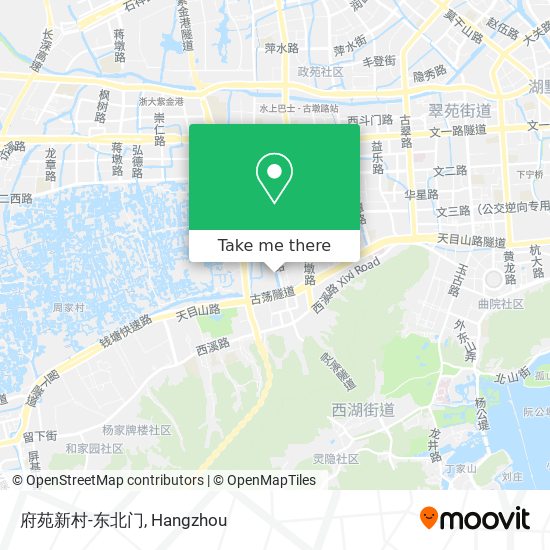 府苑新村-东北门 map
