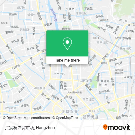 拱宸桥农贸市场 map