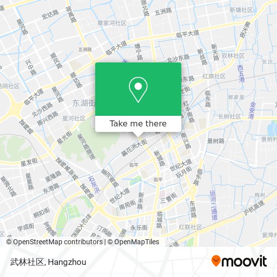 武林社区 map