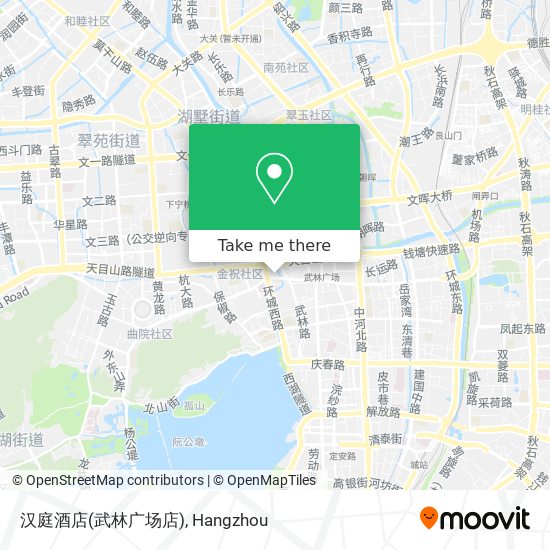 汉庭酒店(武林广场店) map