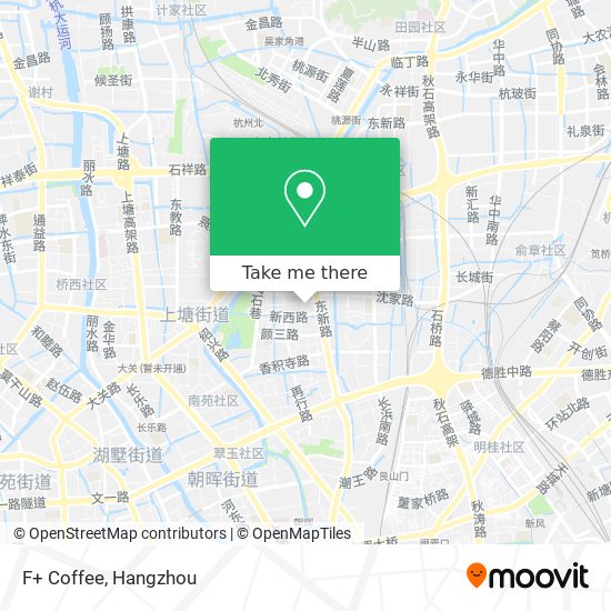 F+ Coffee map