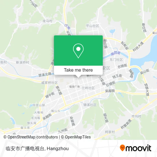 临安市广播电视台 map