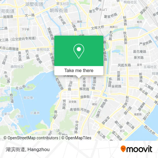 湖滨街道 map