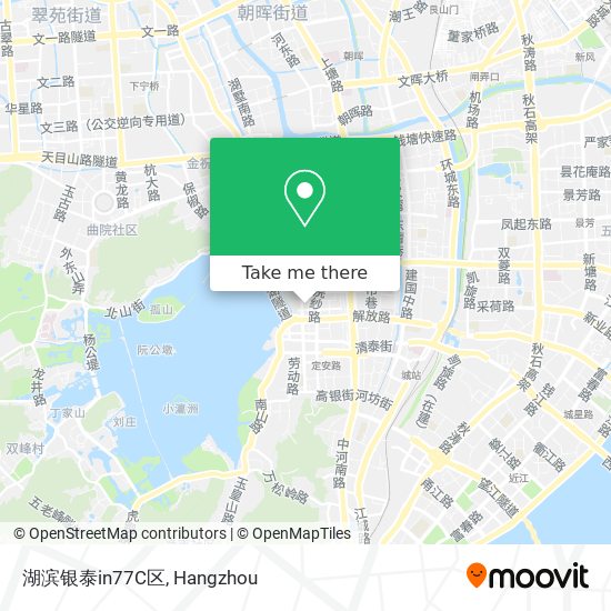 湖滨银泰in77C区 map