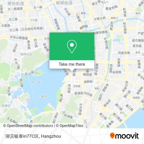 湖滨银泰in77C区 map