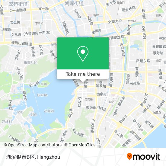 湖滨银泰B区 map