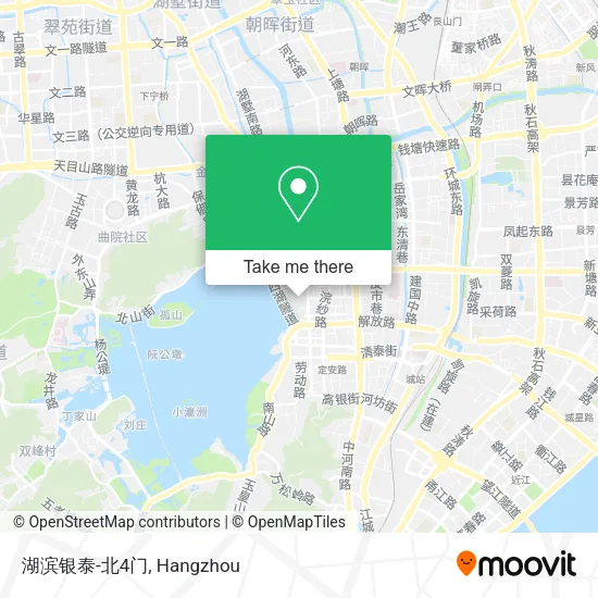 湖滨银泰-北4门 map