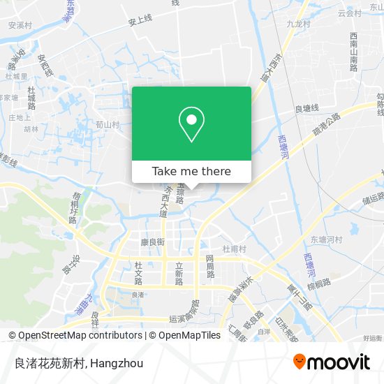 良渚花苑新村 map