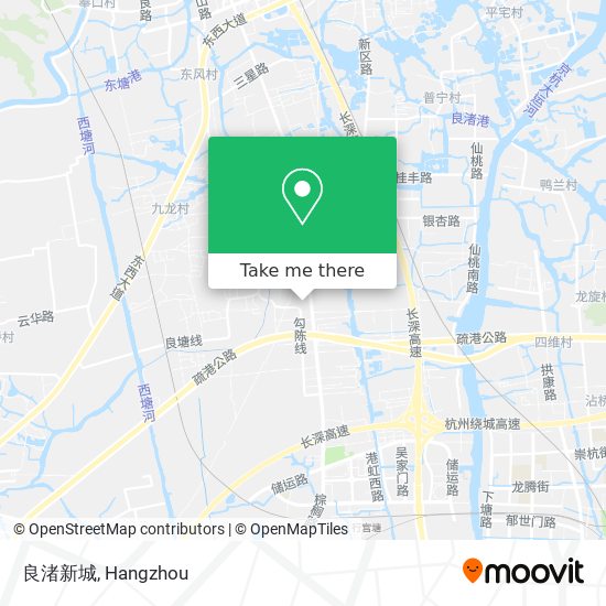 良渚新城 map