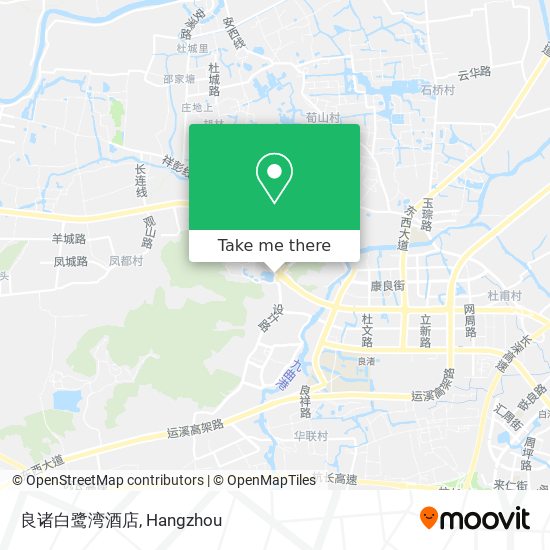 良诸白鹭湾酒店 map