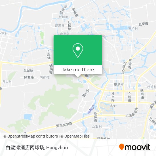 白鹭湾酒店网球场 map