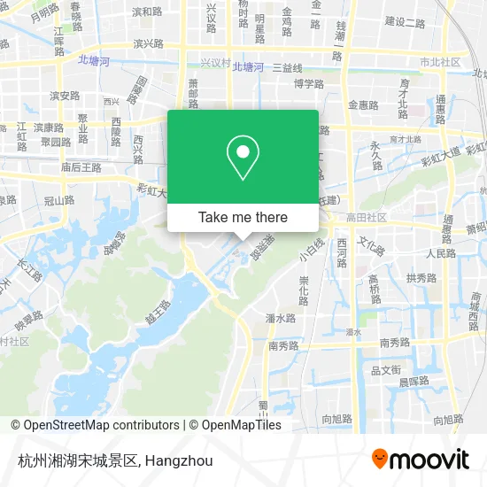 杭州湘湖宋城景区 map