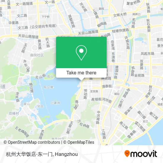 杭州大华饭店-东一门 map