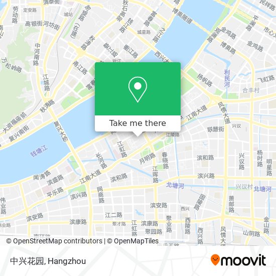 中兴花园 map