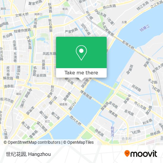 世纪花园 map