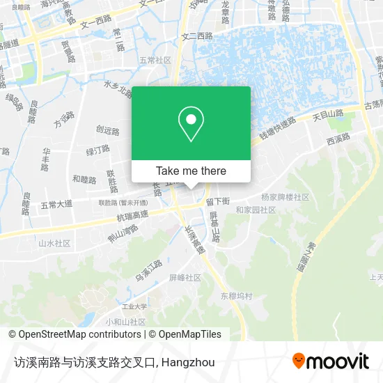 访溪南路与访溪支路交叉口 map