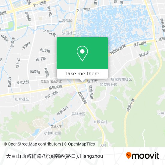 天目山西路辅路/访溪南路(路口) map