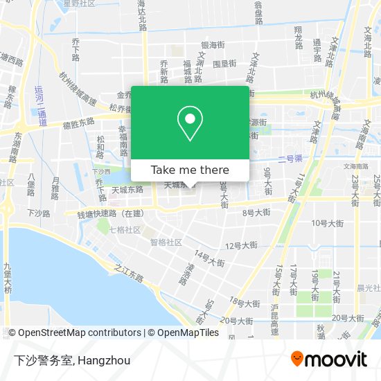 下沙警务室 map