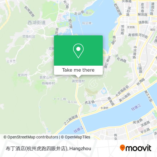 布丁酒店(杭州虎跑四眼井店) map