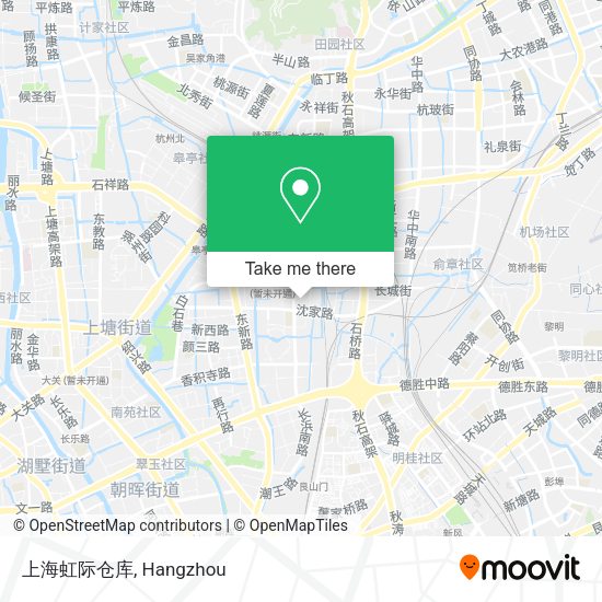 上海虹际仓库 map