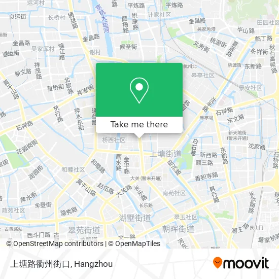 上塘路衢州街口 map