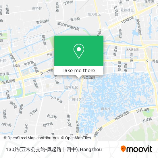 130路(五常公交站-凤起路十四中) map