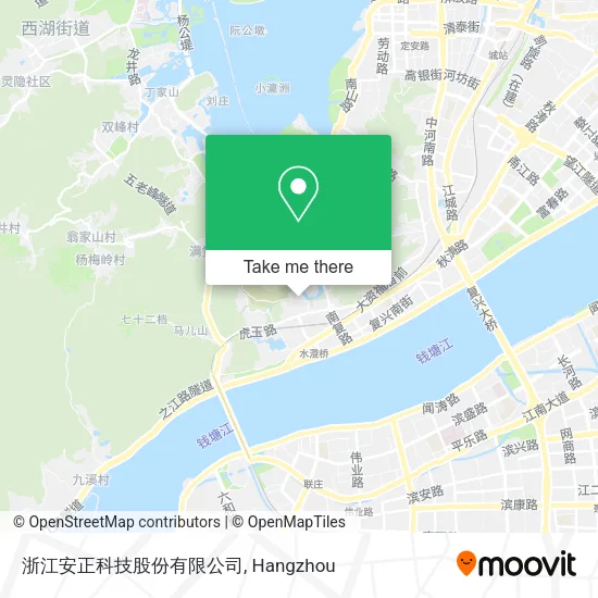 浙江安正科技股份有限公司 map