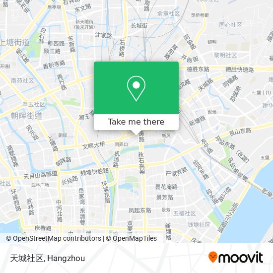 天城社区 map