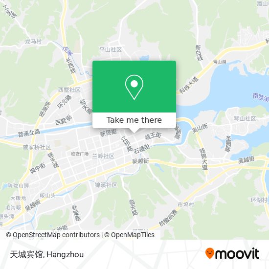 天城宾馆 map