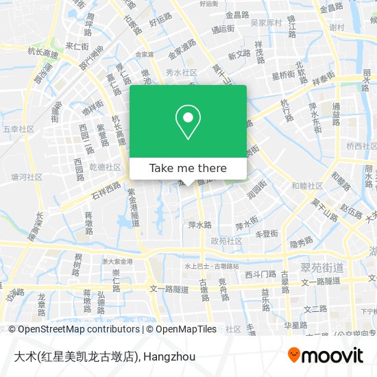 大术(红星美凯龙古墩店) map