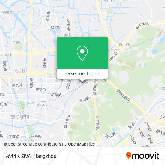 杭州大花桥 map