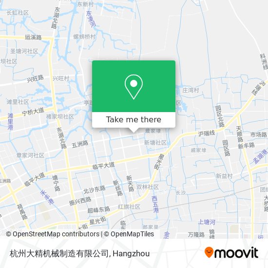 杭州大精机械制造有限公司 map