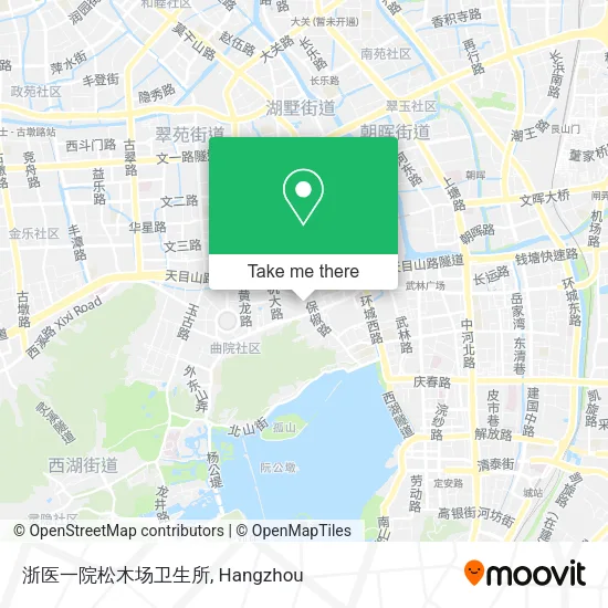 浙医一院松木场卫生所 map