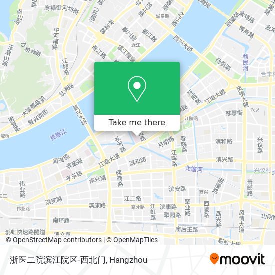 浙医二院滨江院区-西北门 map