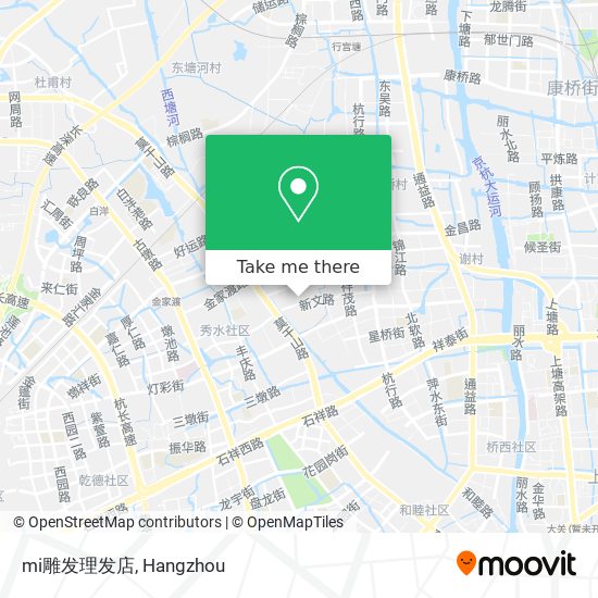 mi雕发理发店 map
