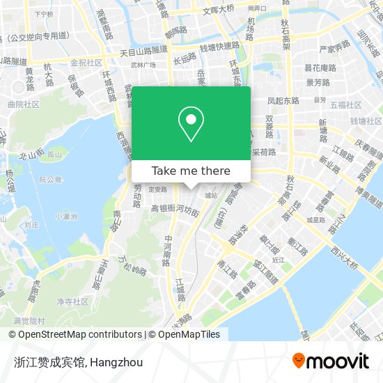 浙江赞成宾馆 map