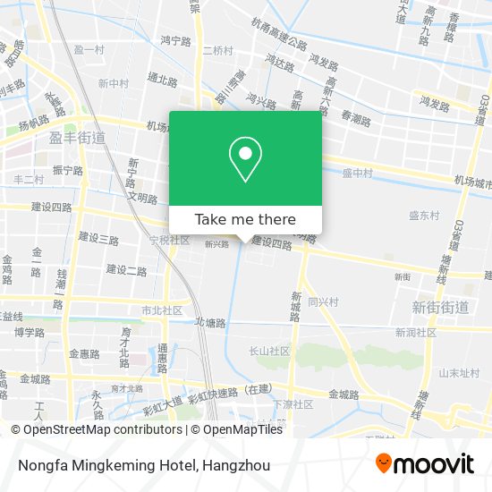 Nongfa Mingkeming Hotel map