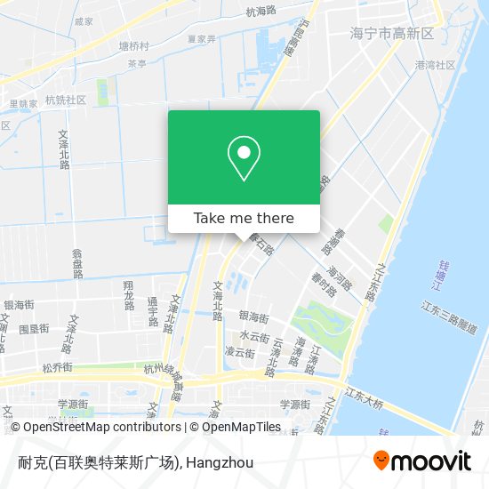 耐克(百联奥特莱斯广场) map