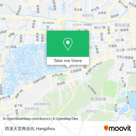 西溪天堂商业街 map