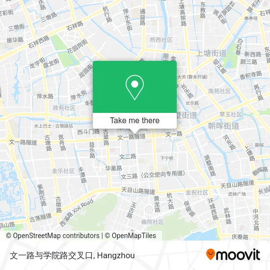 文一路与学院路交叉口 map