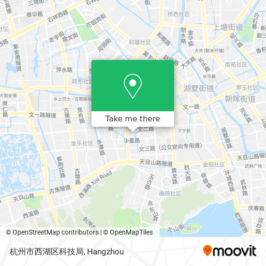 杭州市西湖区科技局 map