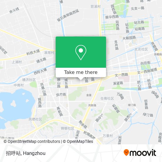 招呼站 map