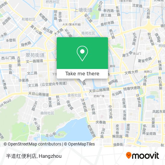 半道红便利店 map