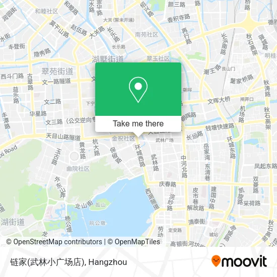 链家(武林小广场店) map