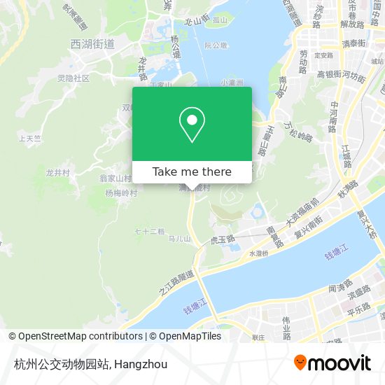 杭州公交动物园站 map