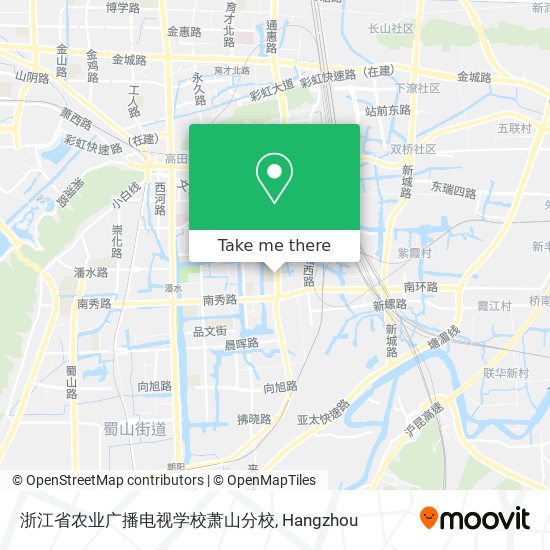 浙江省农业广播电视学校萧山分校 map